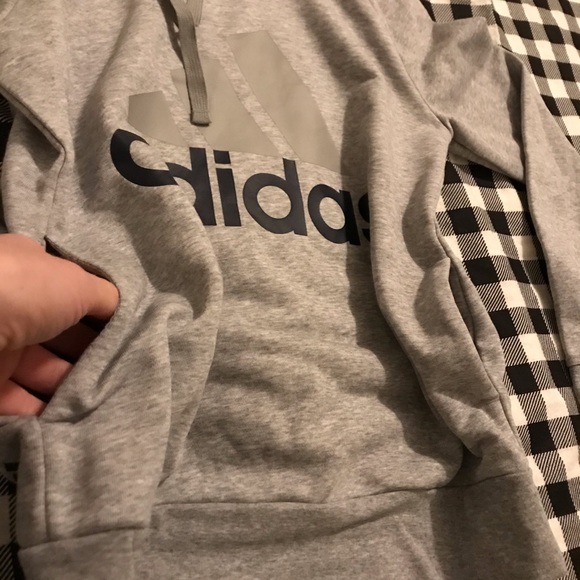Like New Adidas Hoodie With Two Front Pockets - Picture 6 of 14